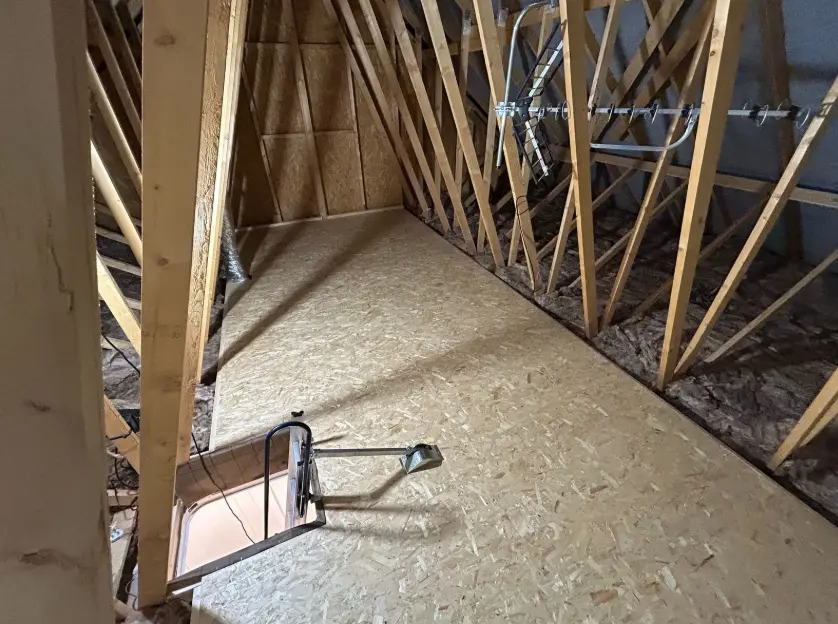 After loft transformation - organised and accessible storage