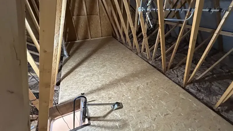 After loft transformation - organised and accessible storage
